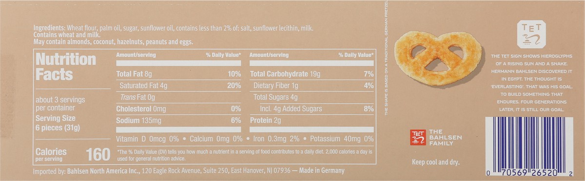 slide 6 of 13, Bahlsen Delice Pretzels, 3.5 oz