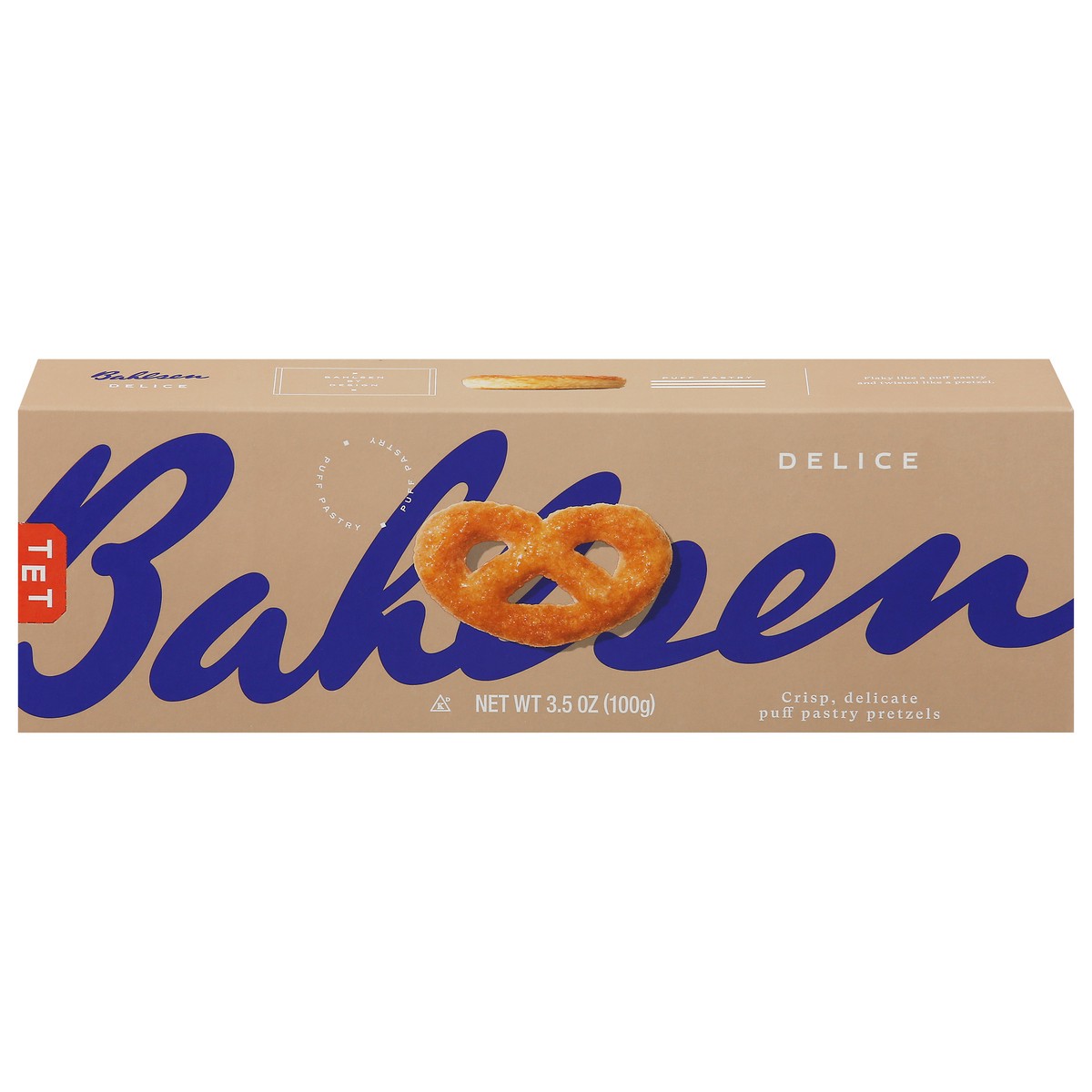 slide 1 of 13, Bahlsen Delice Pretzels, 3.5 oz