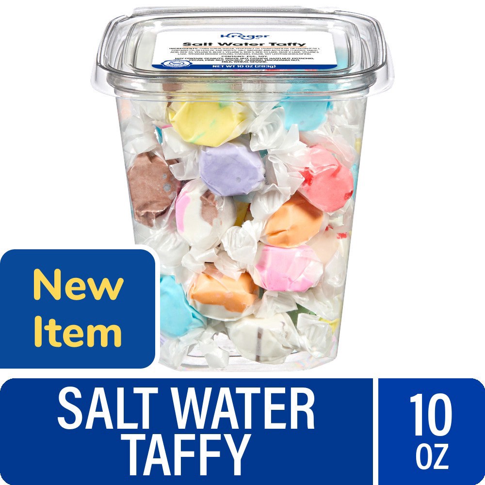 slide 1 of 1, Kroger® Salt Water Taffy, 10 oz