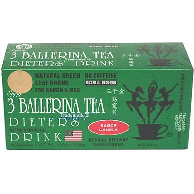 slide 1 of 1, Dieters' Tres Ballerina Green Tea - 18 ct, 18 ct