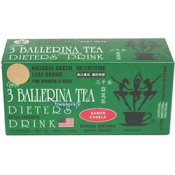 Dieters' Tres Ballerina Green Tea - 18 ct