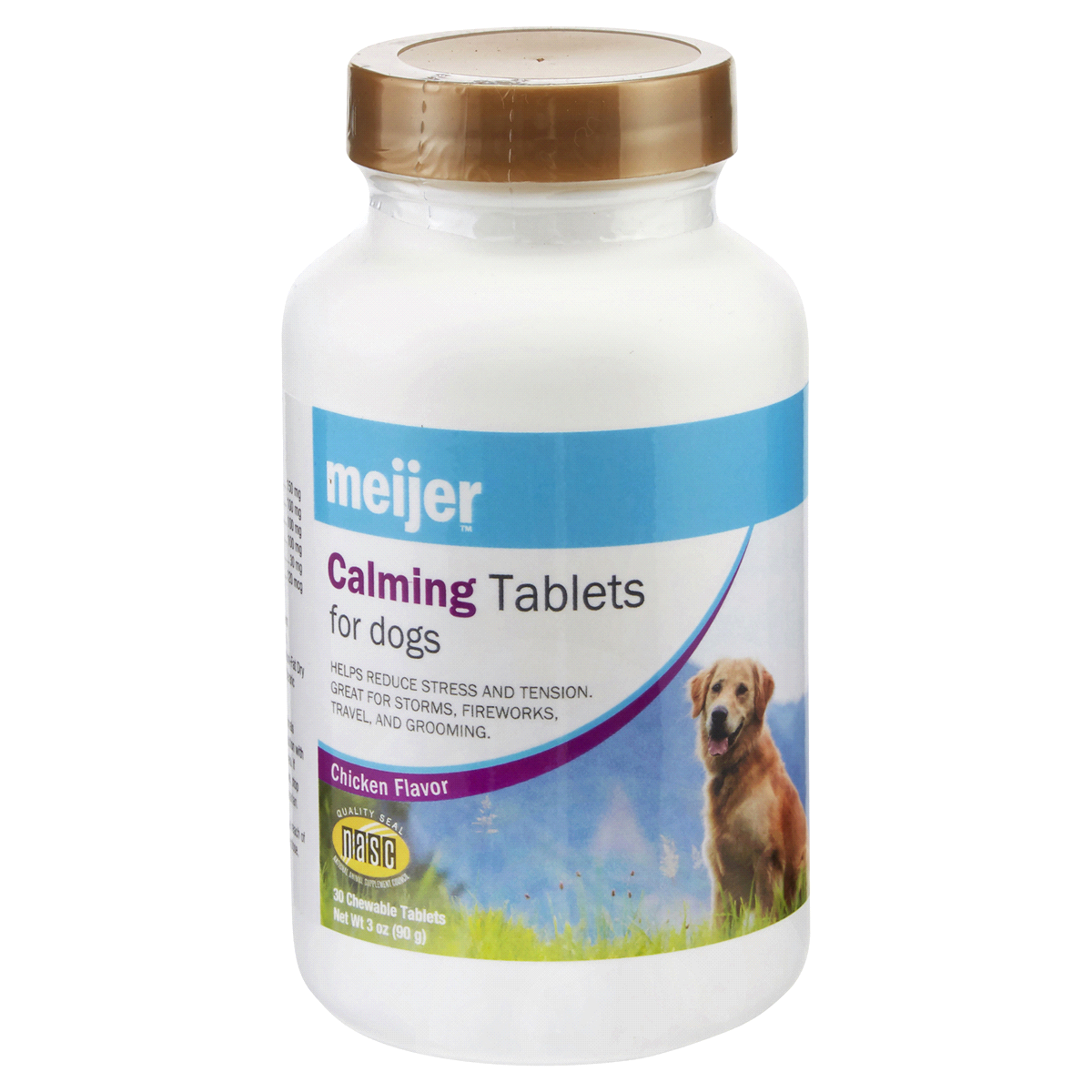 slide 1 of 9, Meijer Dog Quiet Moments + Melatonin, Timed Release Tablet, 30 ct