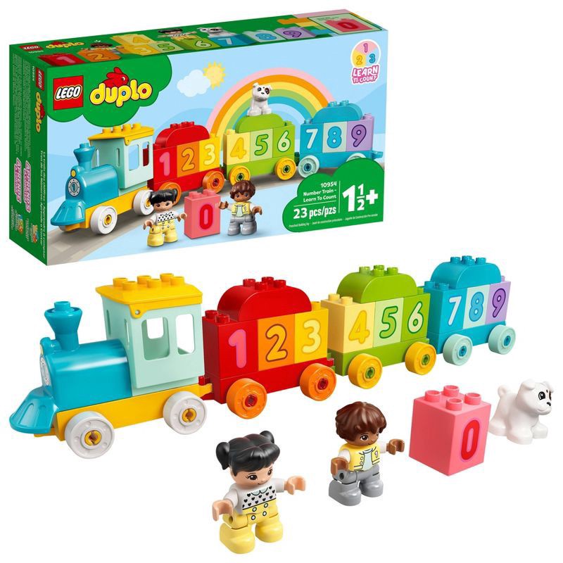 slide 1 of 6, LEGO DUPLO My First Number Train Toy 10954, 23 ct