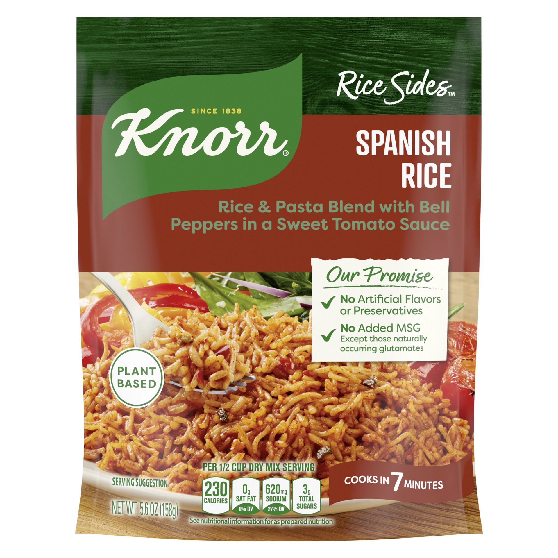 slide 1 of 5, Knorr Rice Sides Spanish Rice, 5.6 oz, 5.6 oz