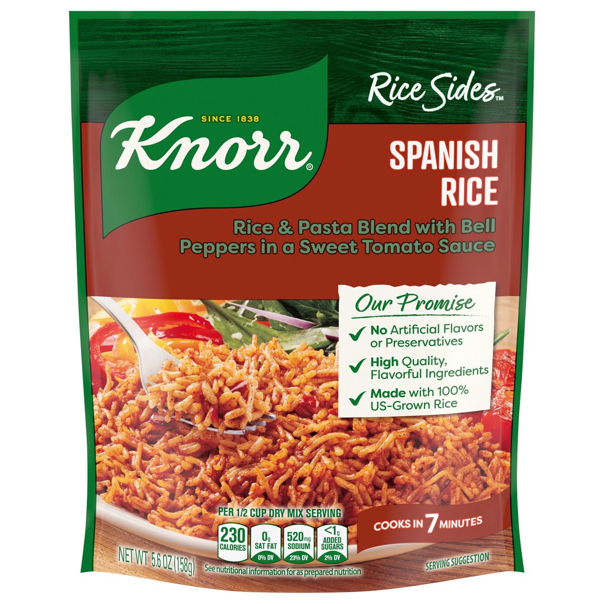 slide 1 of 5, Knorr Rice Sides Spanish Rice, 5.6 oz, 5.6 oz