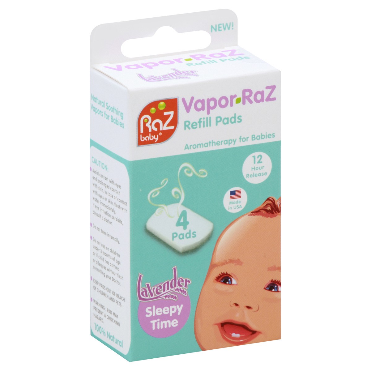 slide 5 of 5, RaZbaby VaporRaz Refill Pads 4 ea, 4 ct