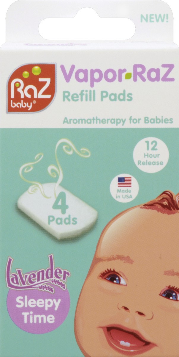 slide 1 of 5, RaZbaby VaporRaz Refill Pads 4 ea, 4 ct