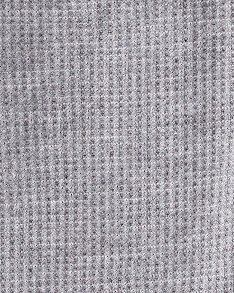 slide 3 of 4, Carter's Carters Baby Boy PurelySoft Long-Sleeve 2-Way Zip 1-Piece Pajamas - Grey Grey 12M, 1 ct