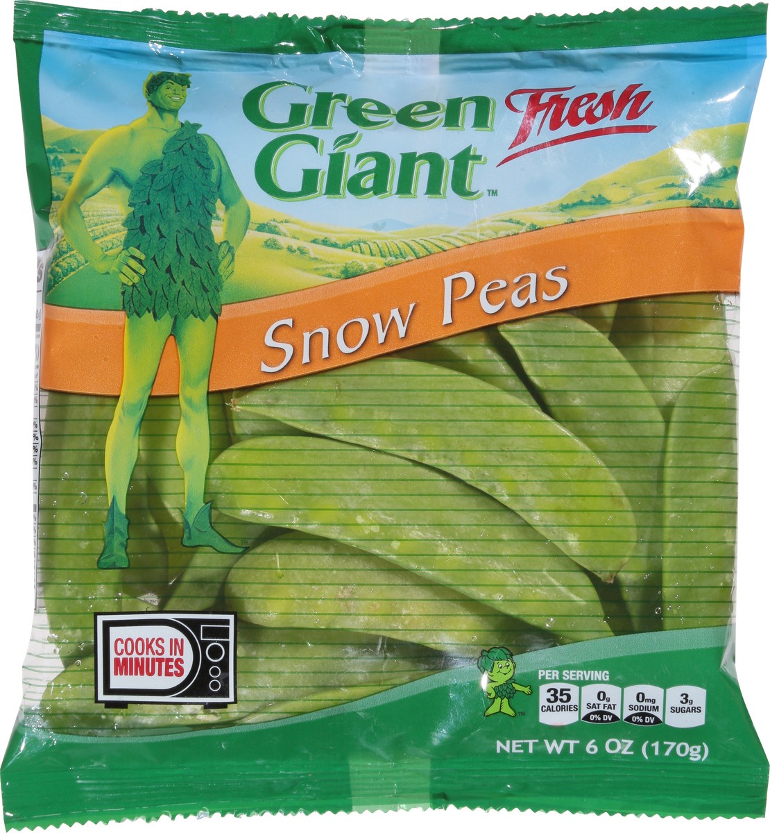 slide 14 of 14, Green Giant Fresh Snow Peas 6 oz, 6 oz