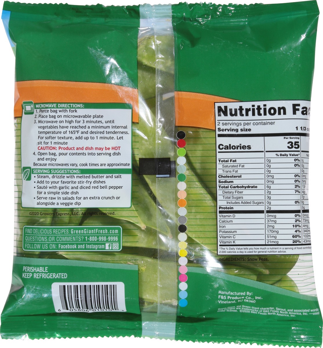 slide 8 of 14, Green Giant Fresh Snow Peas 6 oz, 6 oz