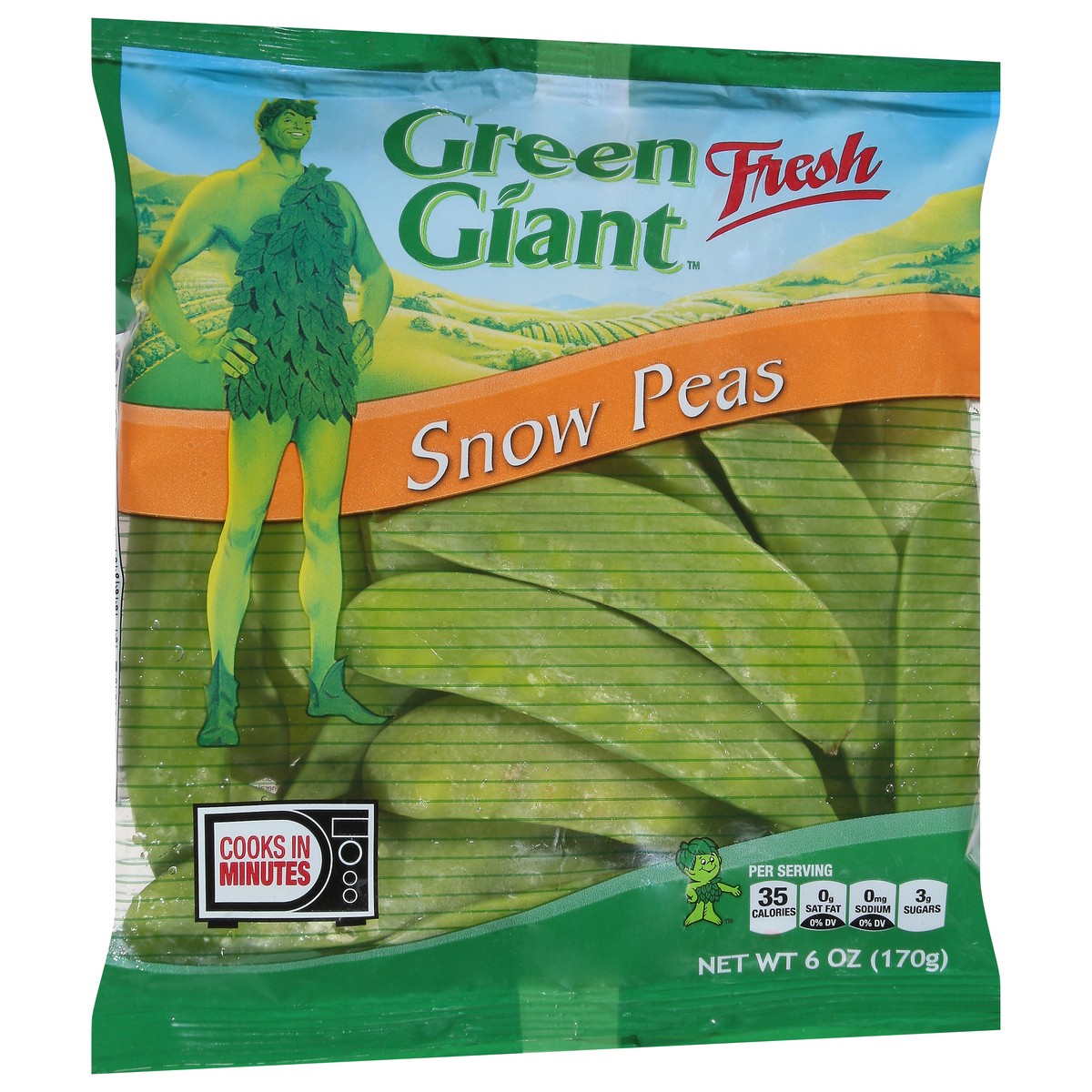 slide 7 of 14, Green Giant Fresh Snow Peas 6 oz, 6 oz