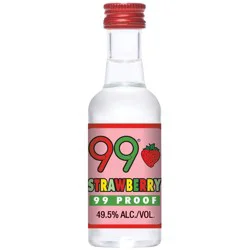99 Brand Brand Strawberry Liqueur, 50 ml Bottle, 99 Brand Proof