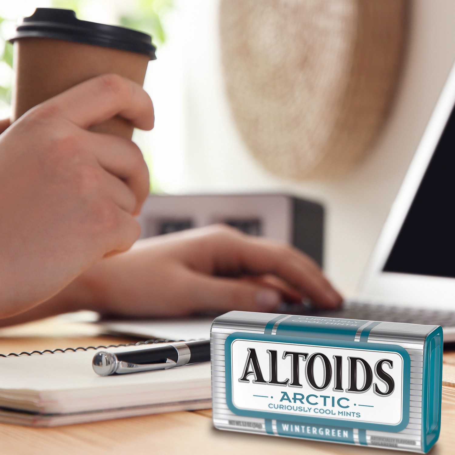 slide 6 of 8, ALTOIDS Arctic Wintergreen Sugarfree Mints, 1.2 ounce (8 Packs), 9.6 oz