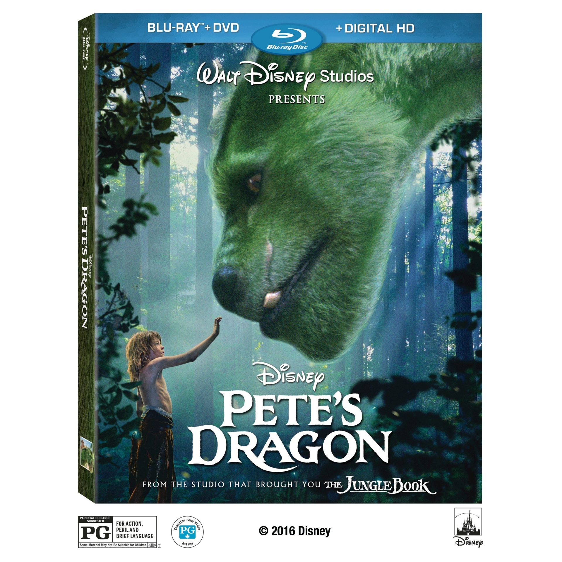 slide 1 of 1, Pete's Dragon (Blu-ray + DVD + Digital), 1 ct