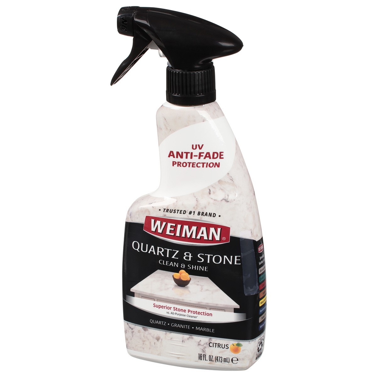 slide 8 of 10, Weiman Quartz & Stone Daily Clean and Shine, 16 oz