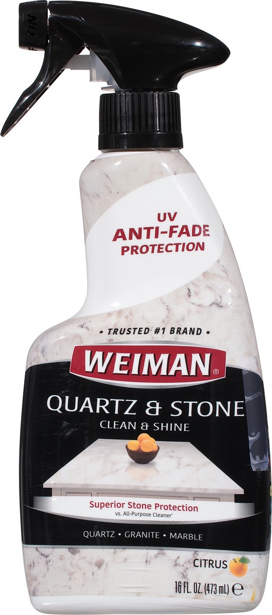 slide 7 of 10, Weiman Quartz & Stone Daily Clean and Shine, 16 oz