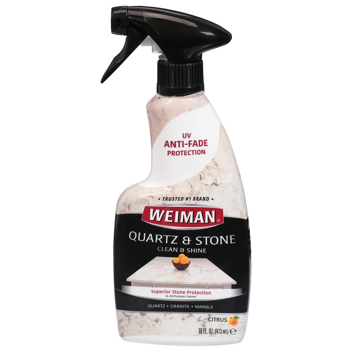 slide 1 of 10, Weiman Quartz & Stone Daily Clean and Shine, 16 oz