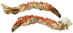 Cooked Previously Frozen Golden King Crab Clusters - 3 lb