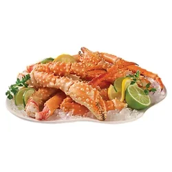 Cooked Previously Frozen Golden King Crab Clusters - 3 lb