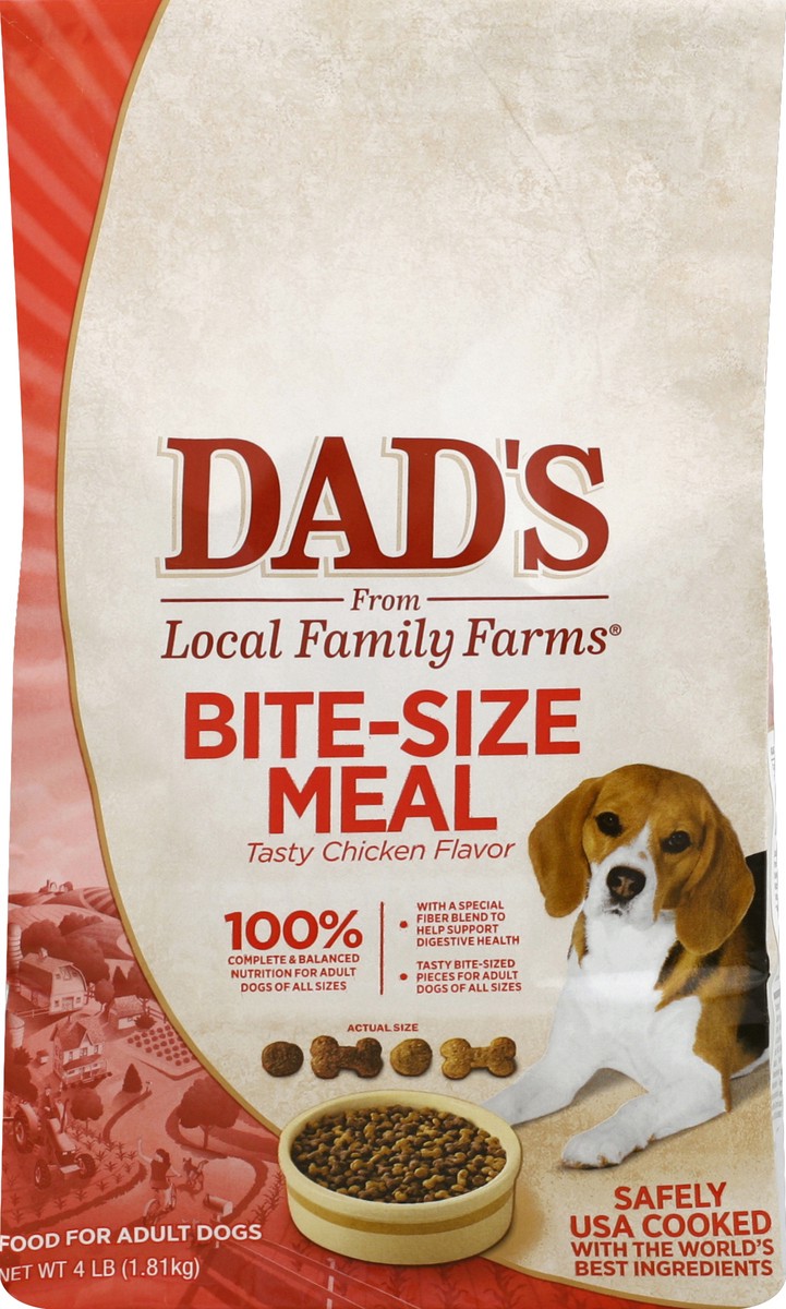 slide 5 of 6, Dad's Food for Adult Dogs 4 lb, 4 lb