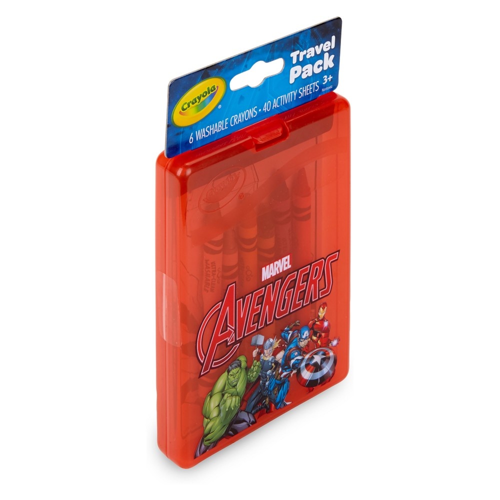 slide 3 of 9, Crayola Avengers Travel Activity Pack, 1 ct