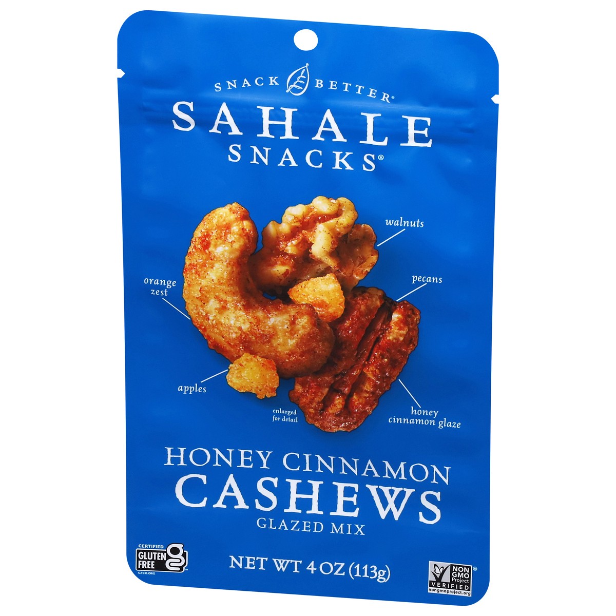 slide 2 of 3, Sahale Snacks Honey Cinnamon Cashews Glazed Mix 4 oz, 4 oz