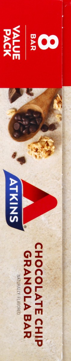 slide 3 of 9, Atkins Chocolate Chip Granola Bars, 8 ct; 1.69 oz