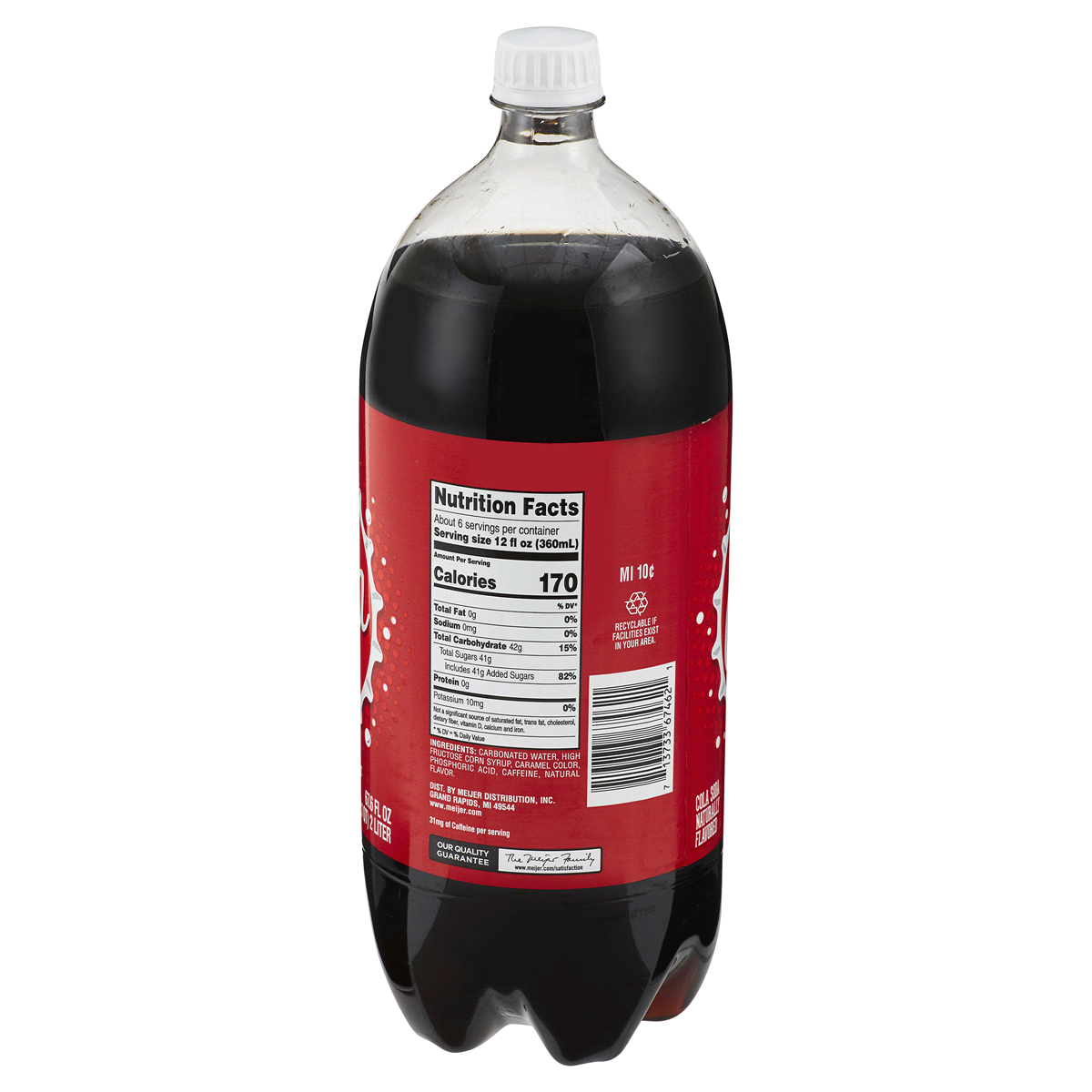 slide 2 of 2, Meijer Cola, 2 liter