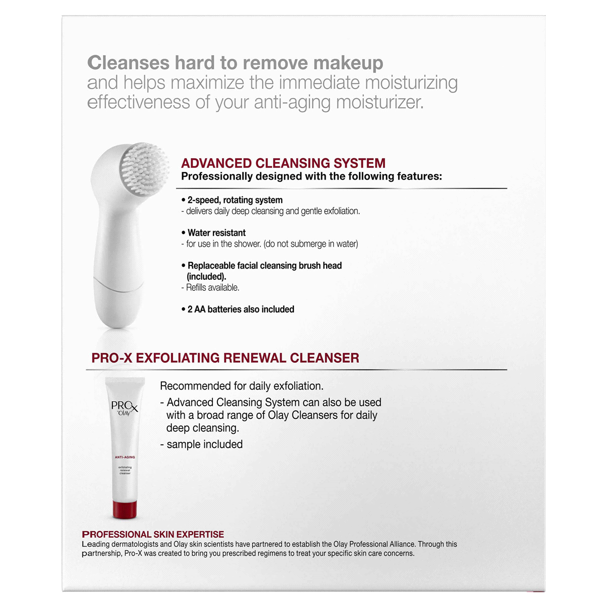 slide 3 of 3, Olay Cleansing System 1 ea, 1 ct