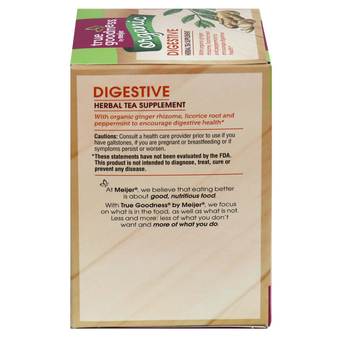 slide 2 of 5, True Goodness Organic Digestive Tea, 1.13 oz