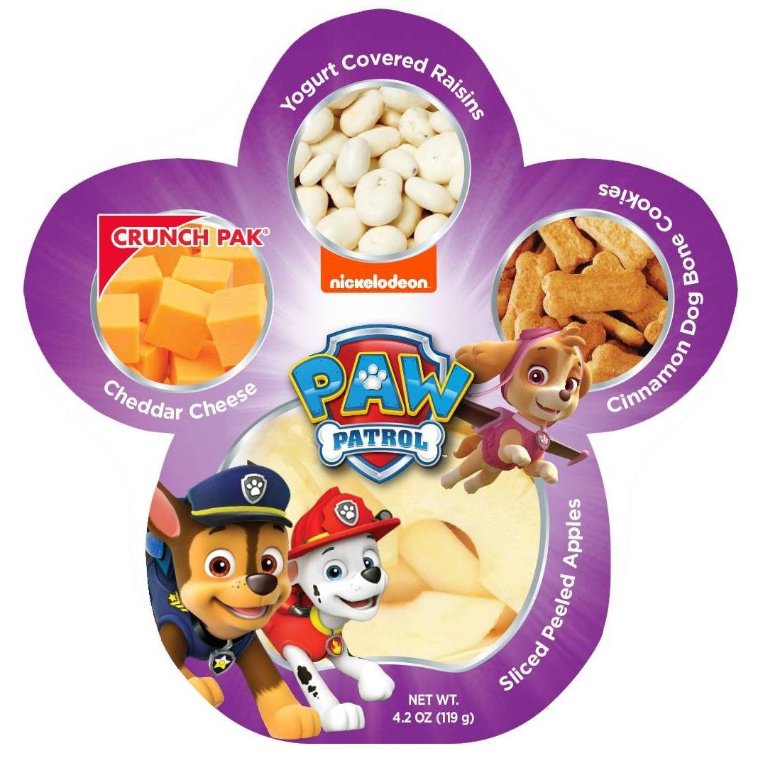 slide 1 of 2, Crunch Pak Paw Patrol Apple, Cheese, Yogurt Raisins, And Cookie Snack Pack, 4.2 oz