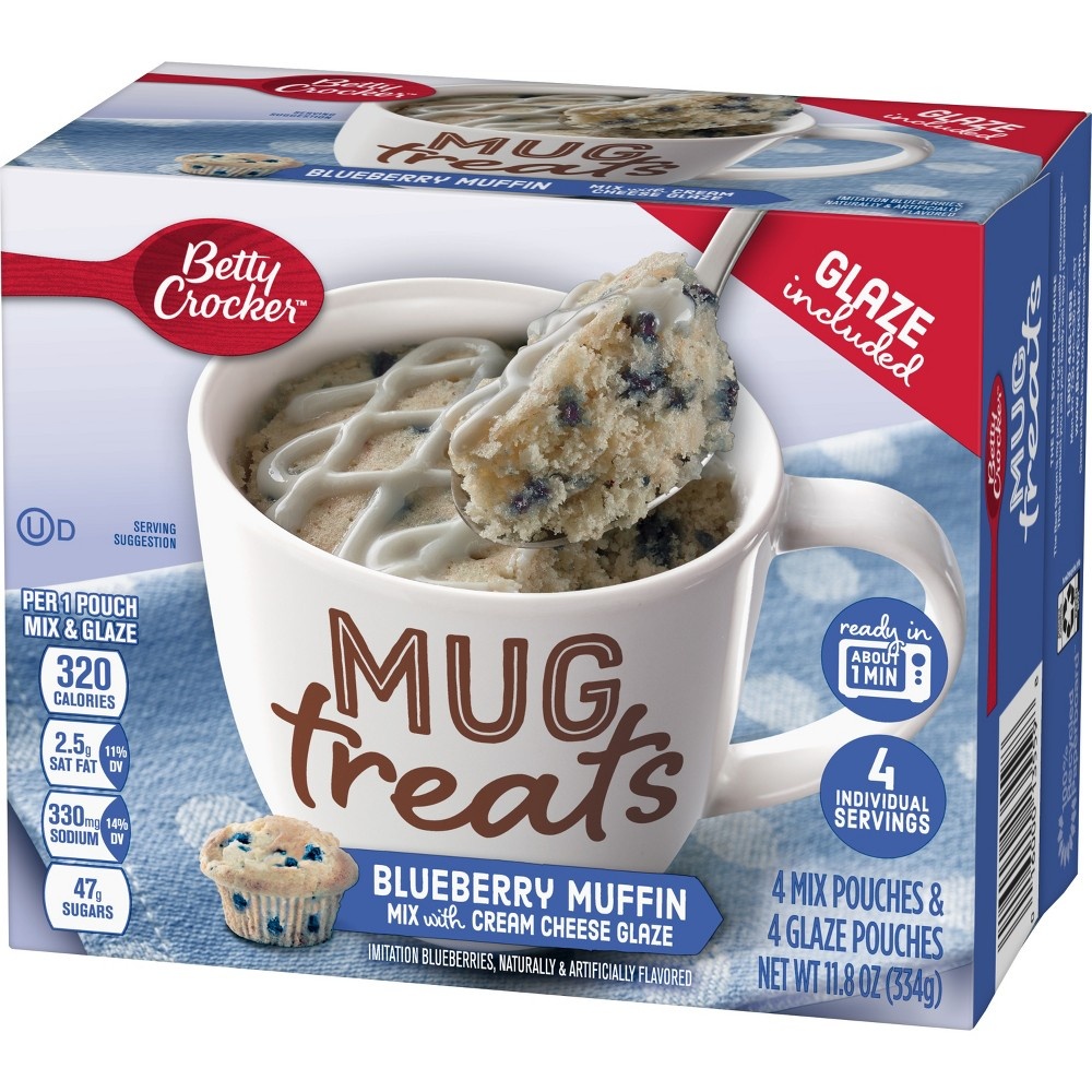 slide 3 of 3, Betty Crocker Blueberry Muffin Mug Treat Cake Mix, 11.8 oz