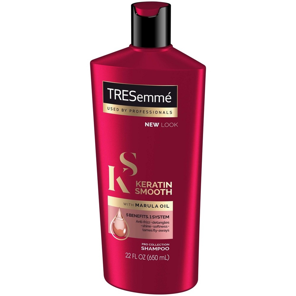 slide 4 of 7, TRESemmé Keratin Smooth Shampoo + Conditioner, 2 ct; 22 fl oz
