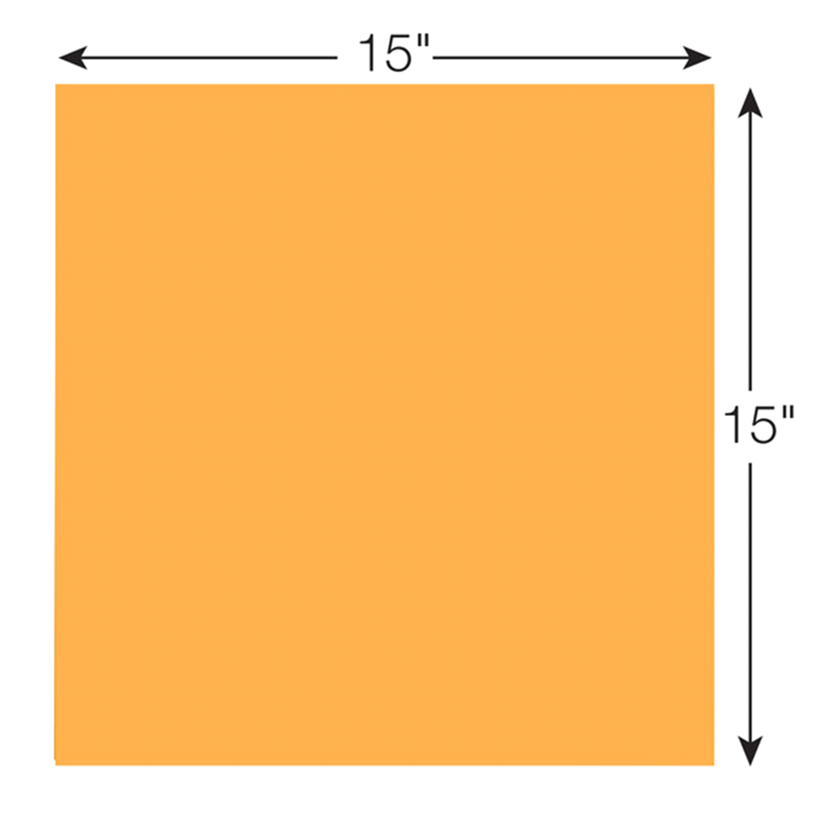 slide 2 of 2, Post-it Super Sticky Big Notes - Orange, 30 ct; 15 in x 15 in