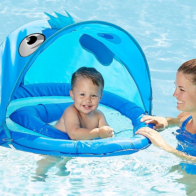 slide 2 of 3, Aqua Leisure Boys' Fabric Covered Fun Fish Baby Float, 1 ct