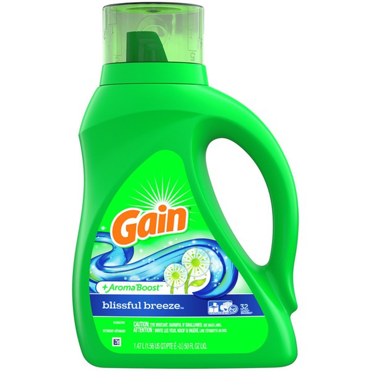 Gain Liquid Laundry Detergent, Blissful Breeze Scent 50 oz Shipt