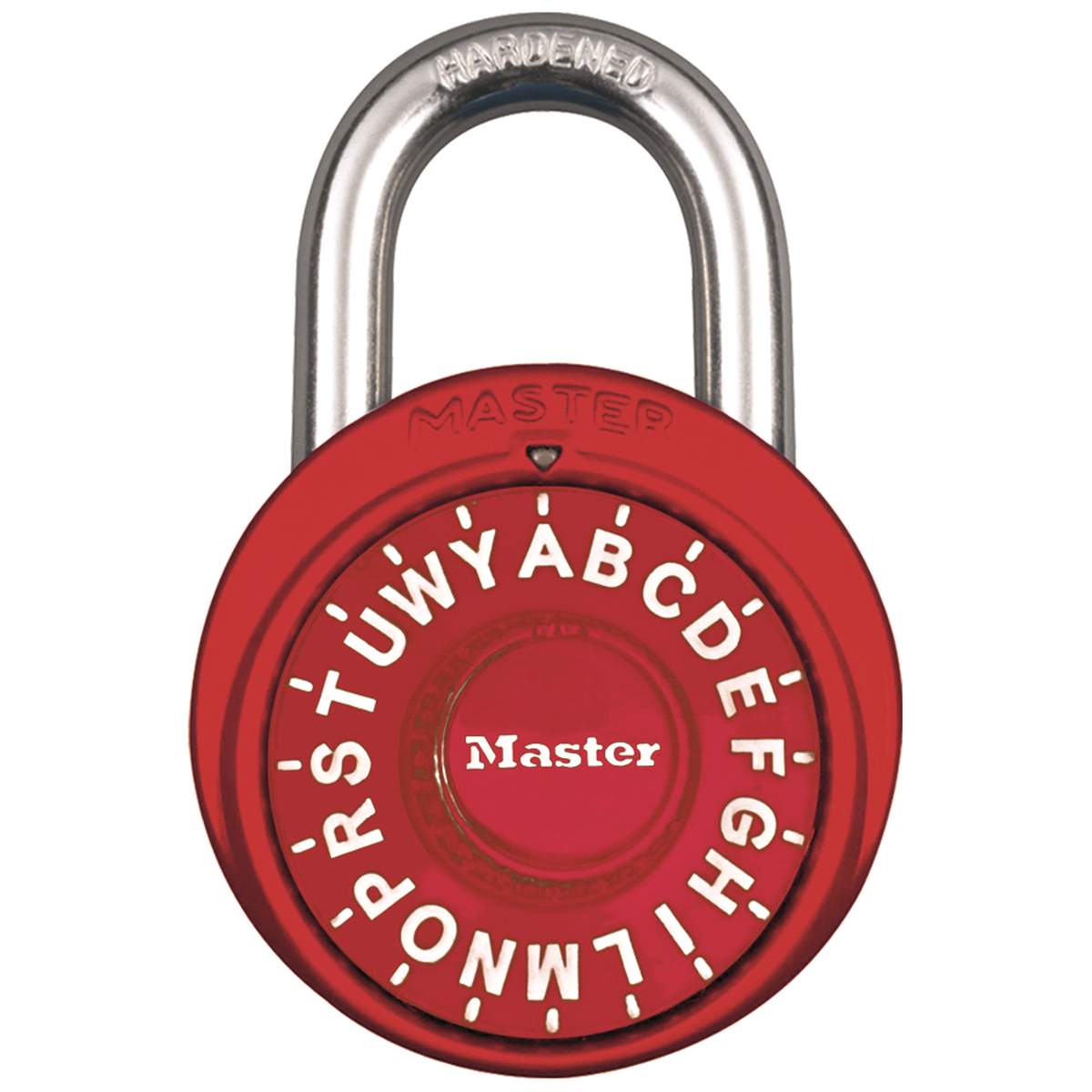 slide 2 of 3, Master Lock Standard Dial Letter Combination Padlock 1530DWD, 1-7/8 inch wide, 1 ct