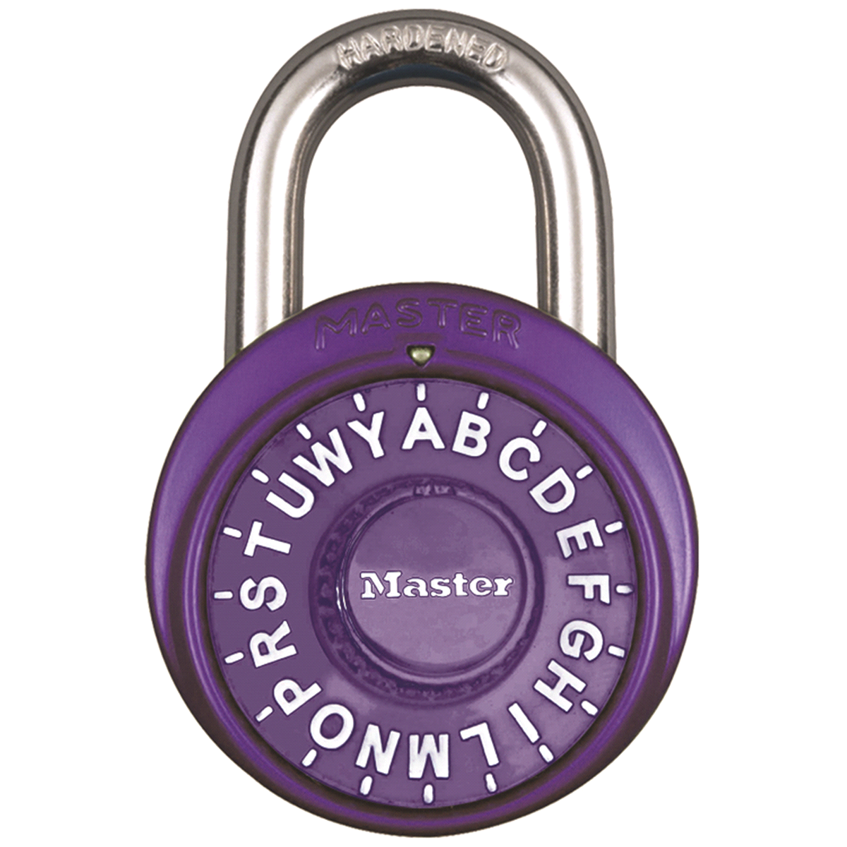 slide 3 of 3, Master Lock Standard Dial Letter Combination Padlock 1530DWD, 1-7/8 inch wide, 1 ct