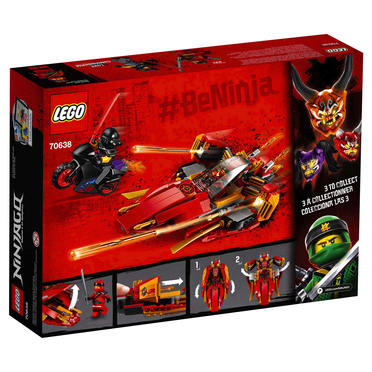 slide 3 of 8, LEGO Ninjago Katana V11 70638, 1 ct