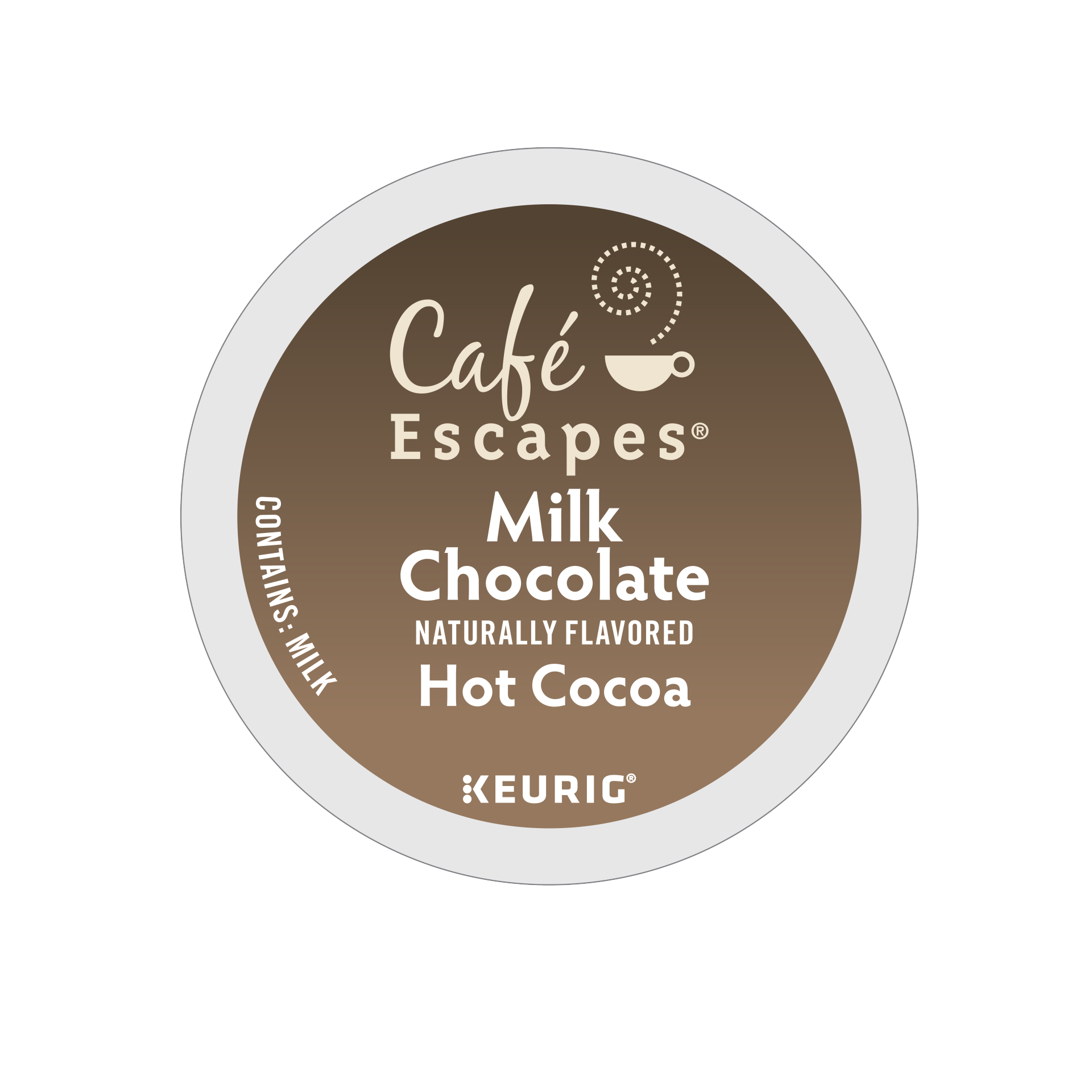 slide 2 of 3, Café Escapes Milk Chocolate Hot Cocoa Flavor K-Cups, 6.35 oz