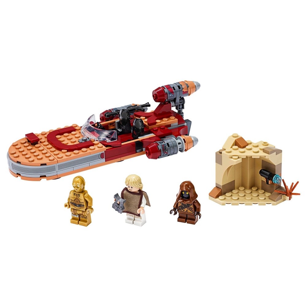 slide 4 of 7, LEGO Star Wars: A New Hope Luke Skywalker's Landspeeder 75271 Building Kit, 1 ct