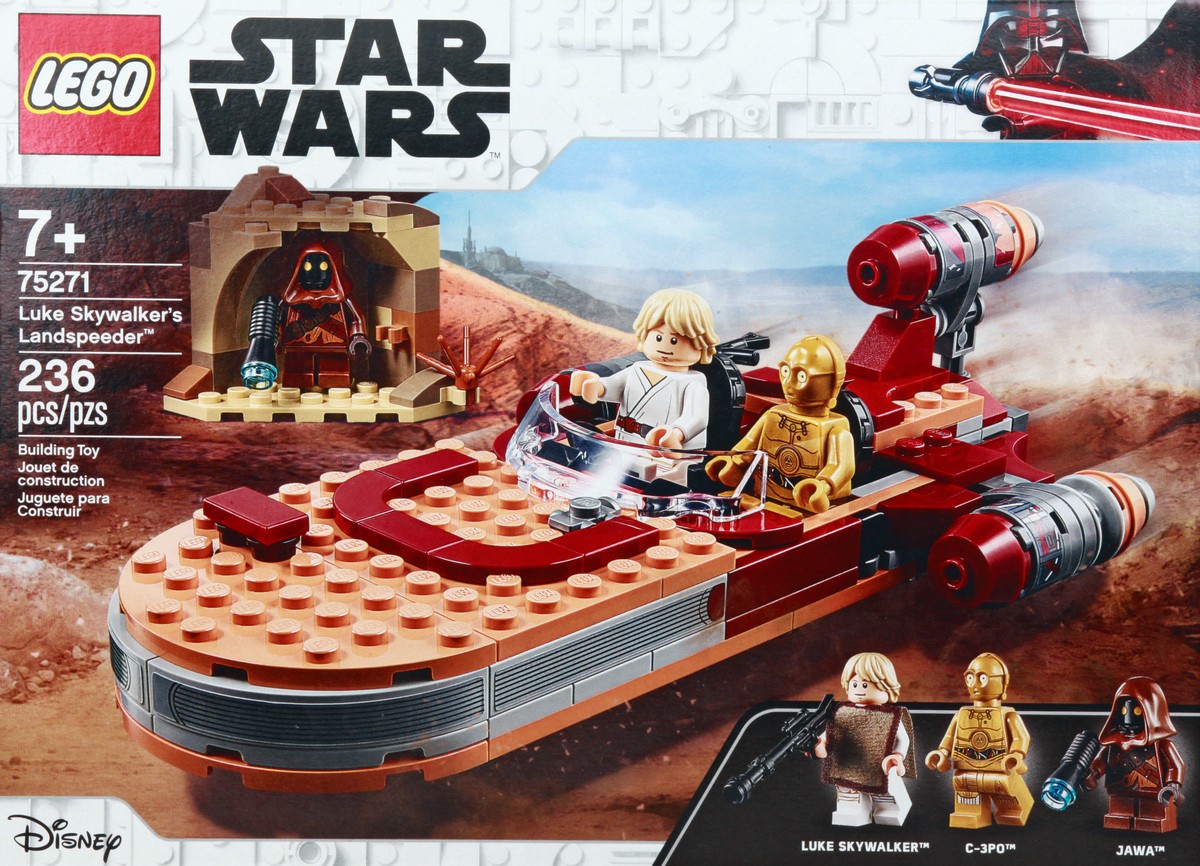 slide 6 of 9, LEGO Star Wars 7+ 236 Pieces Luke Skywalker''s Landspeeder Building Toy 1 ea, 1 ct