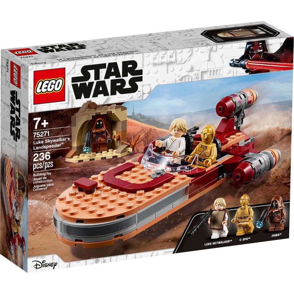 slide 7 of 7, LEGO Star Wars: A New Hope Luke Skywalker's Landspeeder 75271 Building Kit, 1 ct