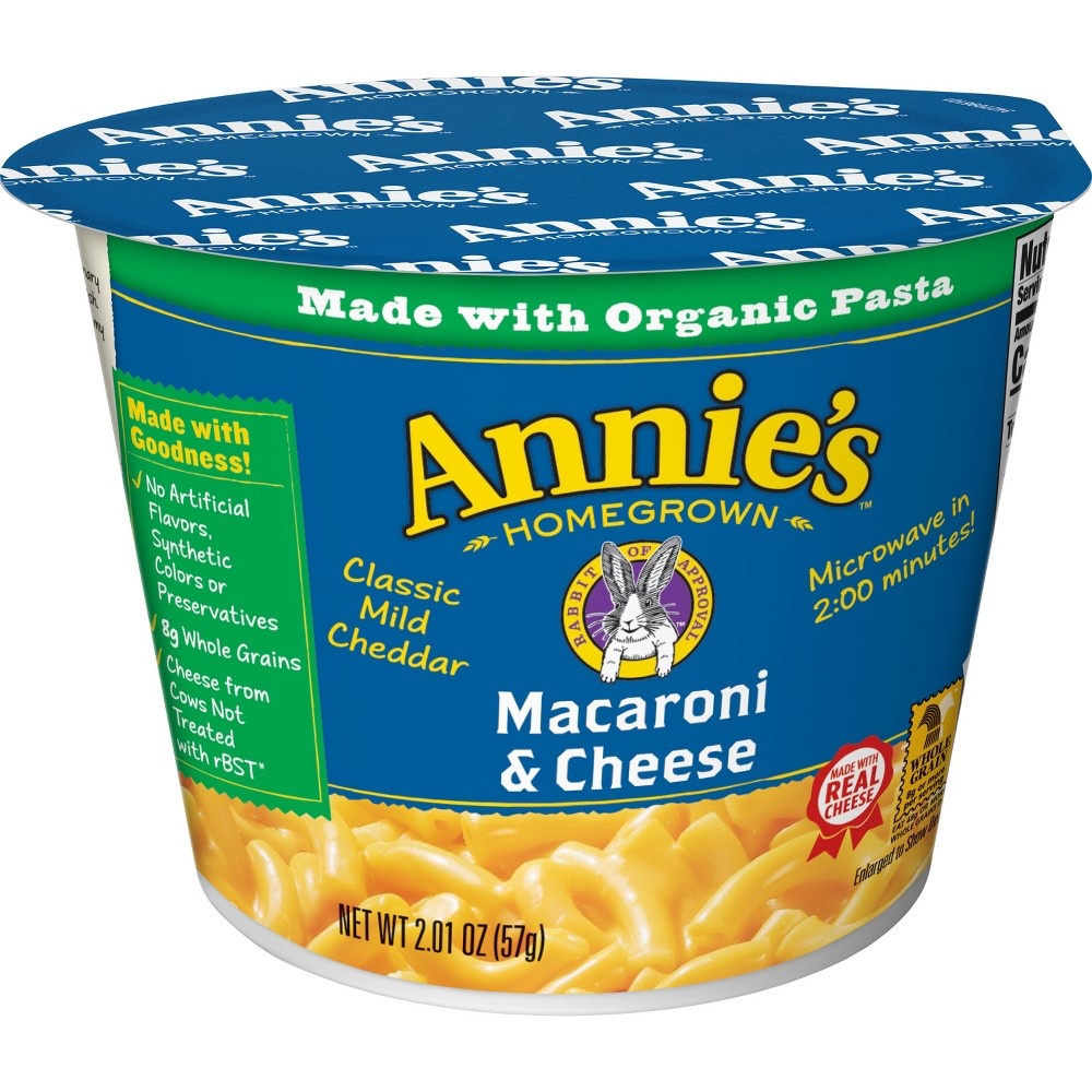 slide 3 of 3, Annie's Homegrown Macaroni & Cheese Cup, 2.01 oz