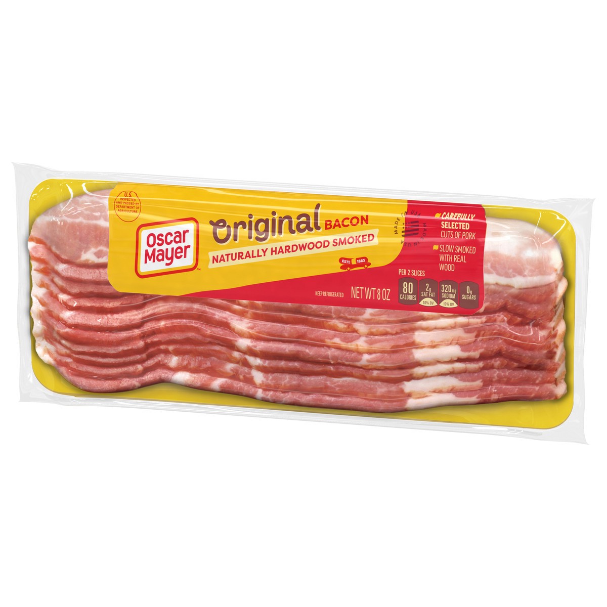 slide 6 of 9, Oscar Mayer Original Bacon 8 oz, 8 oz