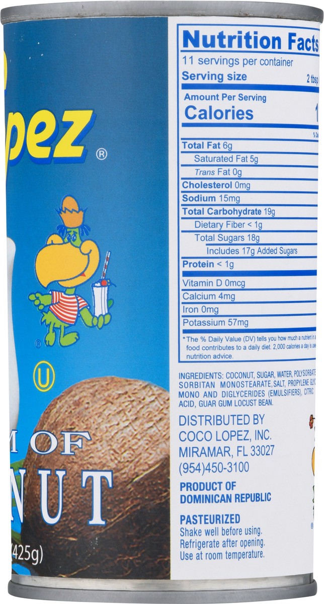slide 8 of 9, Distributed Consumables 15oz. Coco Lopez Cream of Coconuts, 1 ct