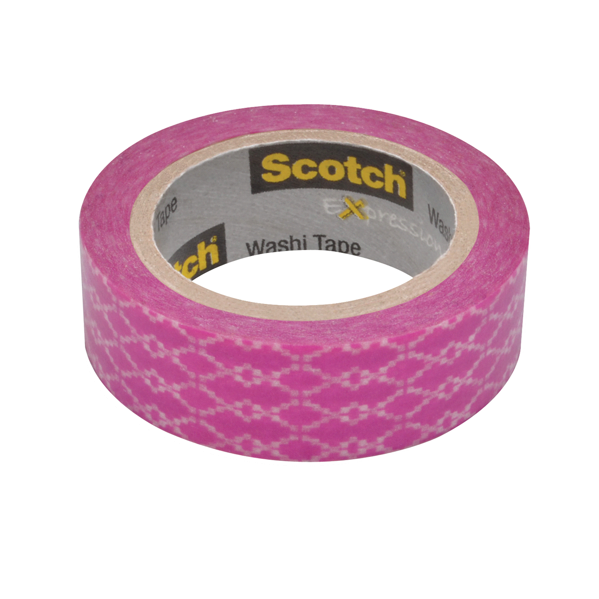 slide 2 of 2, Scotch Expressions Washi Tape,.59 in x 393 in, Purple Weave, 1 ct