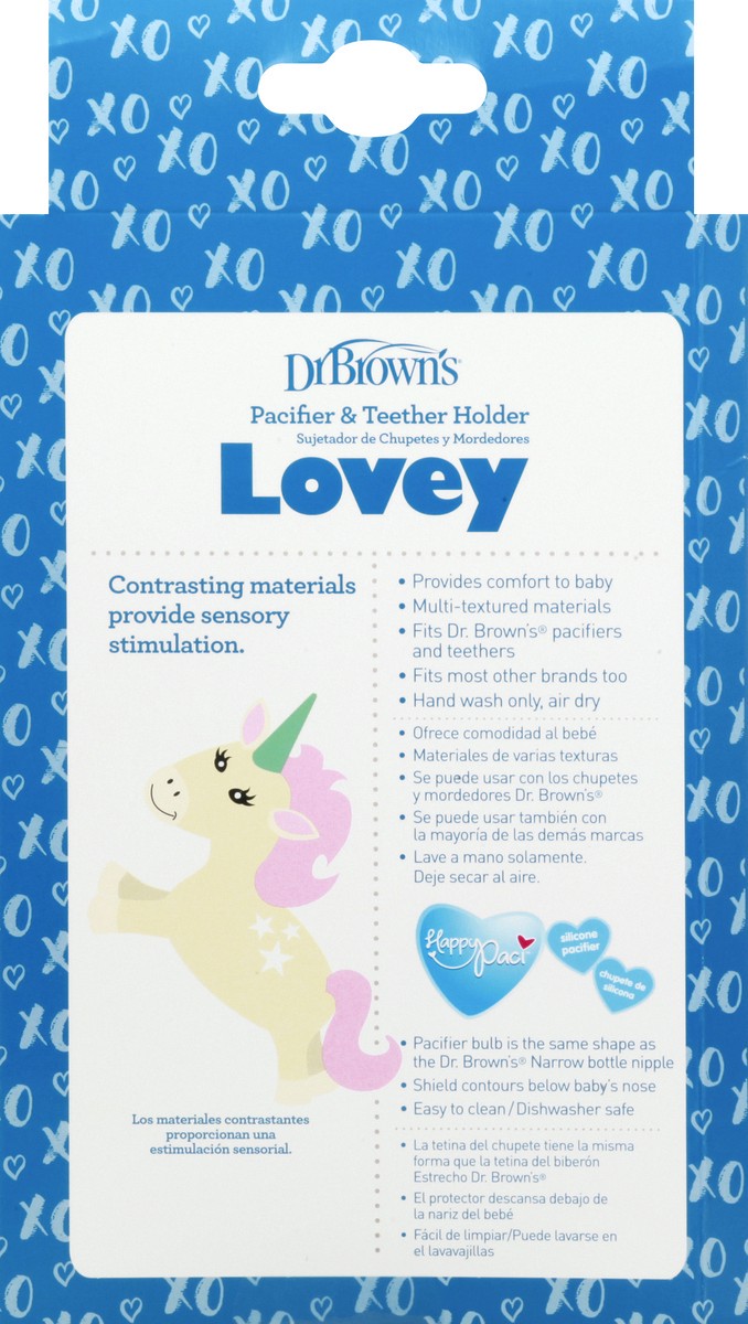 slide 9 of 11, Dr. Brown's Lovey Pacifier & Teether Holder 1 ea, 1 ct