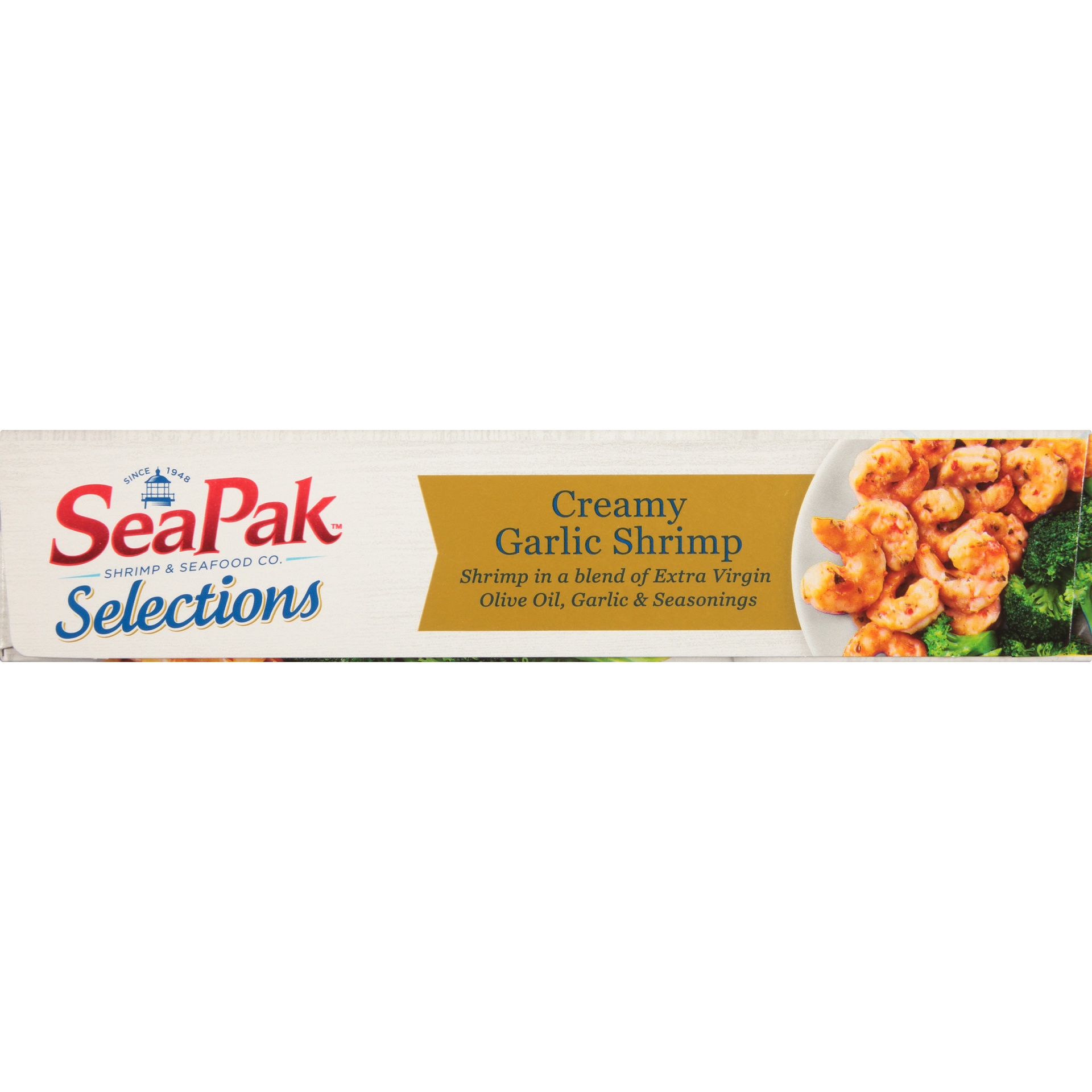 slide 4 of 8, SeaPak Creamy Garlic Shrimp, 10.5 oz