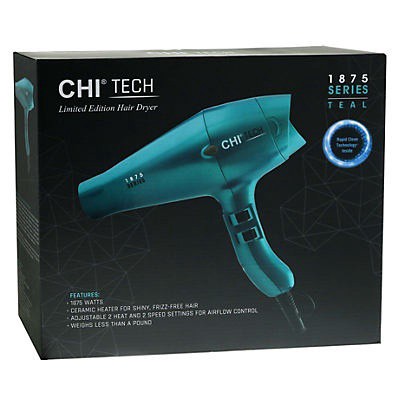 slide 1 of 1, CHI Tech Limited Edition Hair Dryer Teal, 1 ct